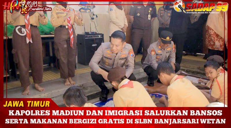 SERTA MAKANAN BERGIZI GRATIS DI SLBN BANJARSARI WETAN