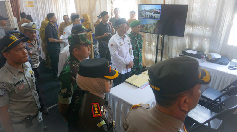 Kasdim 0731/Kulon Progo Ikuti Peninjauan Pos Pengamanan Idul Fitri 1447 H