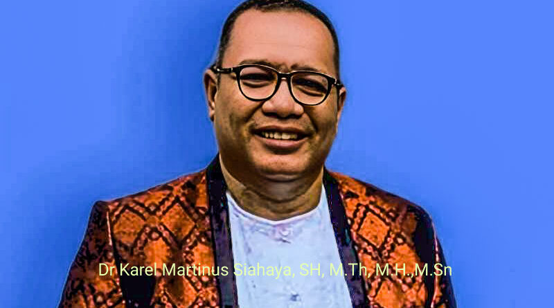 Dr Karel Martinus Siahaya, SH, M.Th, M.H.,M.Sn.: Pesparawi, Panggung atau Mezbah?