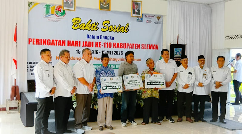Bakti Sosial Peringatan Hari Jadi ke-110 Kabupaten Sleman