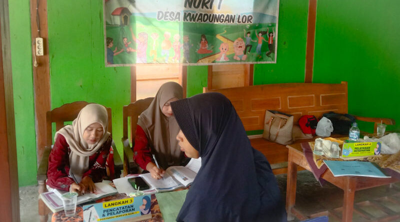 SIGAP! Pemerintah Desa Kwadungan Lor Gelar Posyandu Balita “Nuri” Secara Rutin