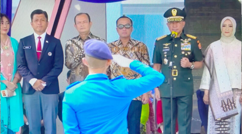 Danrem 072/Pamungkas Hadiri Prasetya Alumni dan Passing Out Angkatan XXXIV SMA Taruna Nusantara