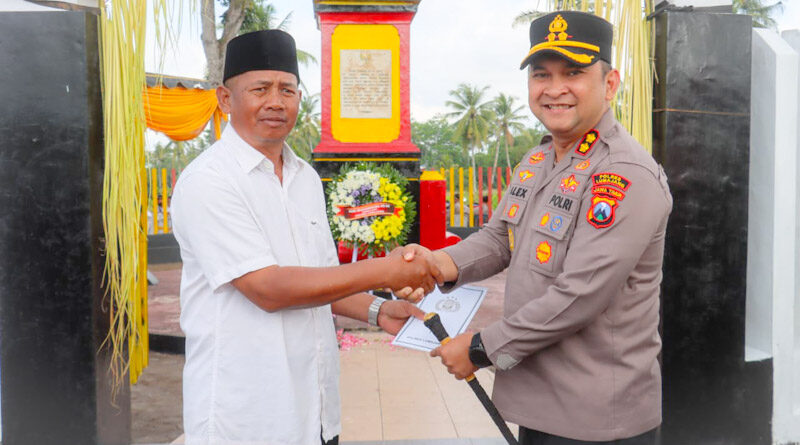 Polres Lumajang Ziarah ke Monumen Perjuangan Polri di Desa Tumpeng