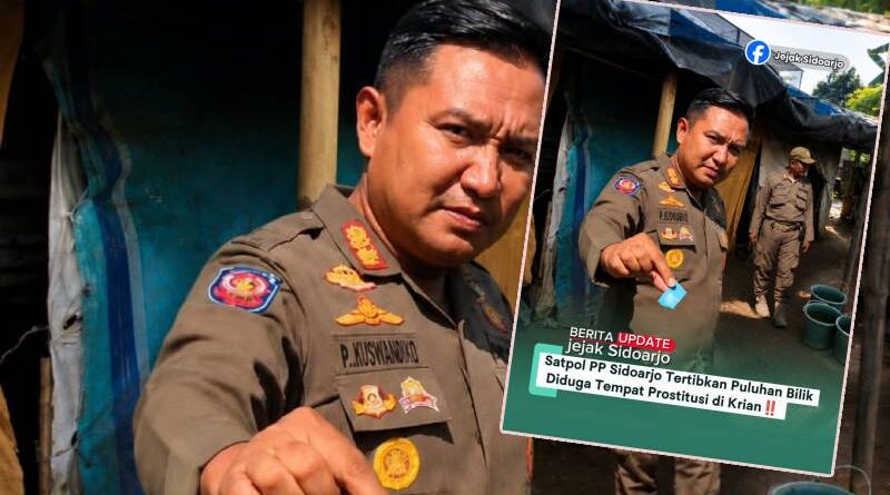 Penertiban Kawasan Prostitusi di Krian, Pemkab Sidoarjo Beri Tenggat Waktu
