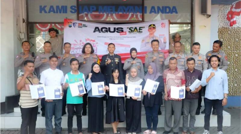 Semarak HUT ke-81 RI, Satlantas Polres Pasuruan Kota Hadirkan Aksi SAE untuk Masyarakat