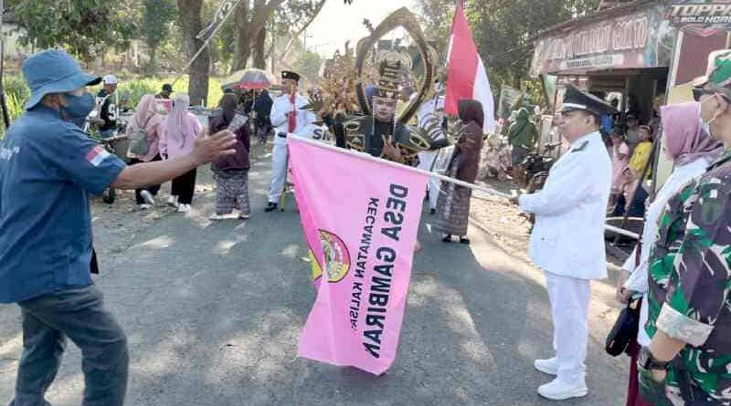 Karnaval Spektakuler Desa Gambiran Jember penuh Nuansa suku dan Budaya Nusantara