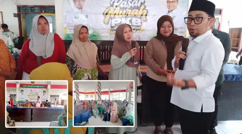 Pasar Murah PKB Hadir untuk Rakyat Desa Plalangan