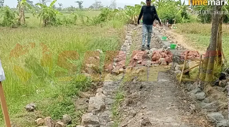 Proyek JUT Rp181 Juta di Pasuruan Diduga Dikerjakan Asal-Asalan, Pondasi Batu “Numpang” di Atas Lumpur